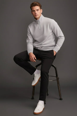 [CORE] Maverick Half Zip - Fog - Jacket - Athletifreak | Athletic & Gym Wear, Athleisure