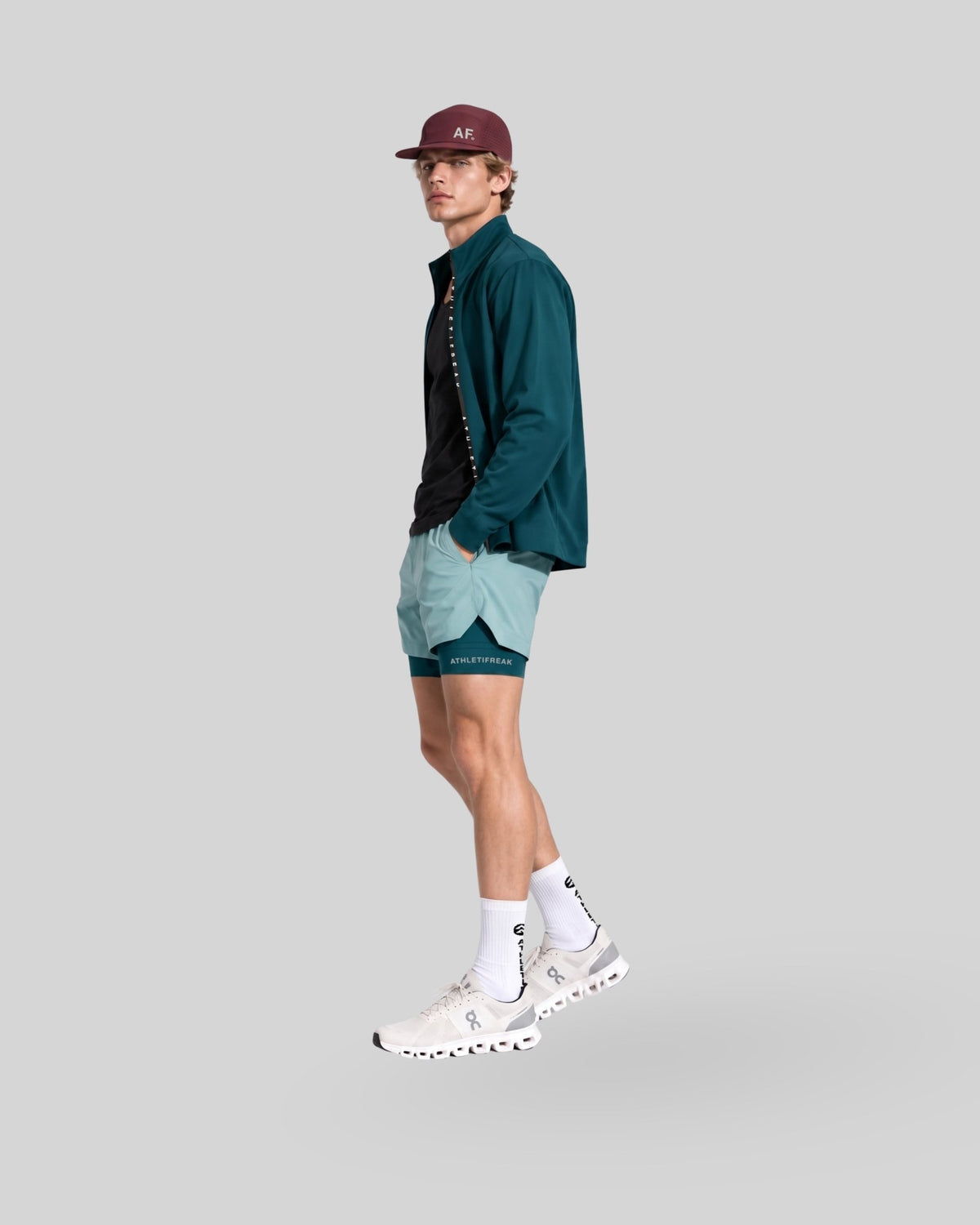 [CORE] Training Shorts 4" - Aqua / Forest - Shorts - Athletifreak | Athletic & Gym Wear, Athleisure