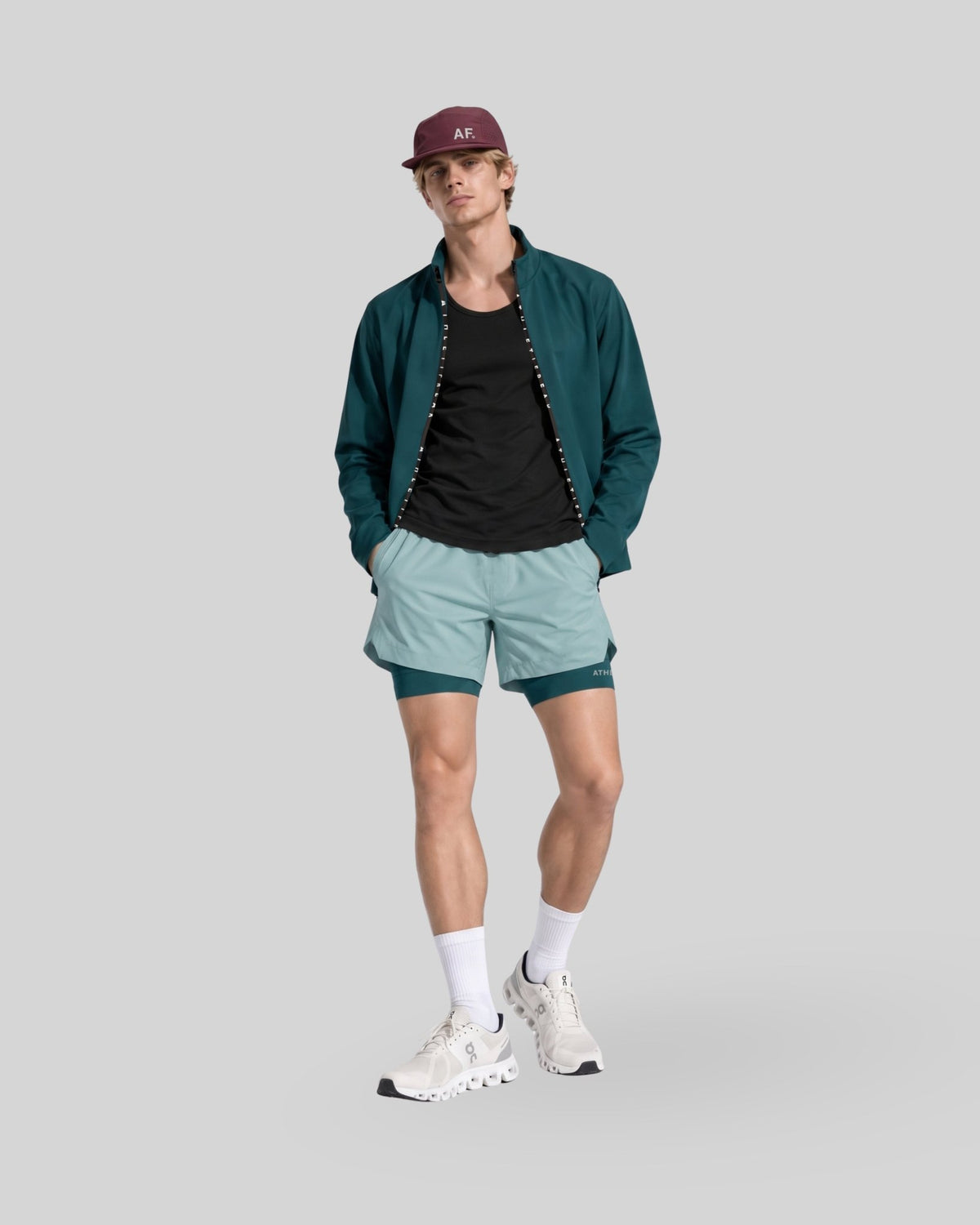 [CORE] Training Shorts 4" - Aqua / Forest - Shorts - Athletifreak | Athletic & Gym Wear, Athleisure