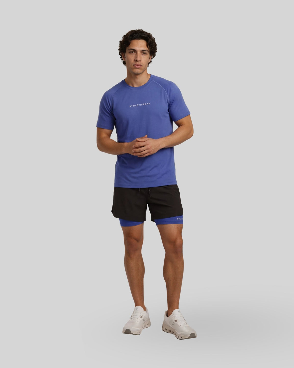 [CORE] Training Shorts 4" - Black / Azul - Shorts - Athletifreak | Athletic & Gym Wear, Athleisure