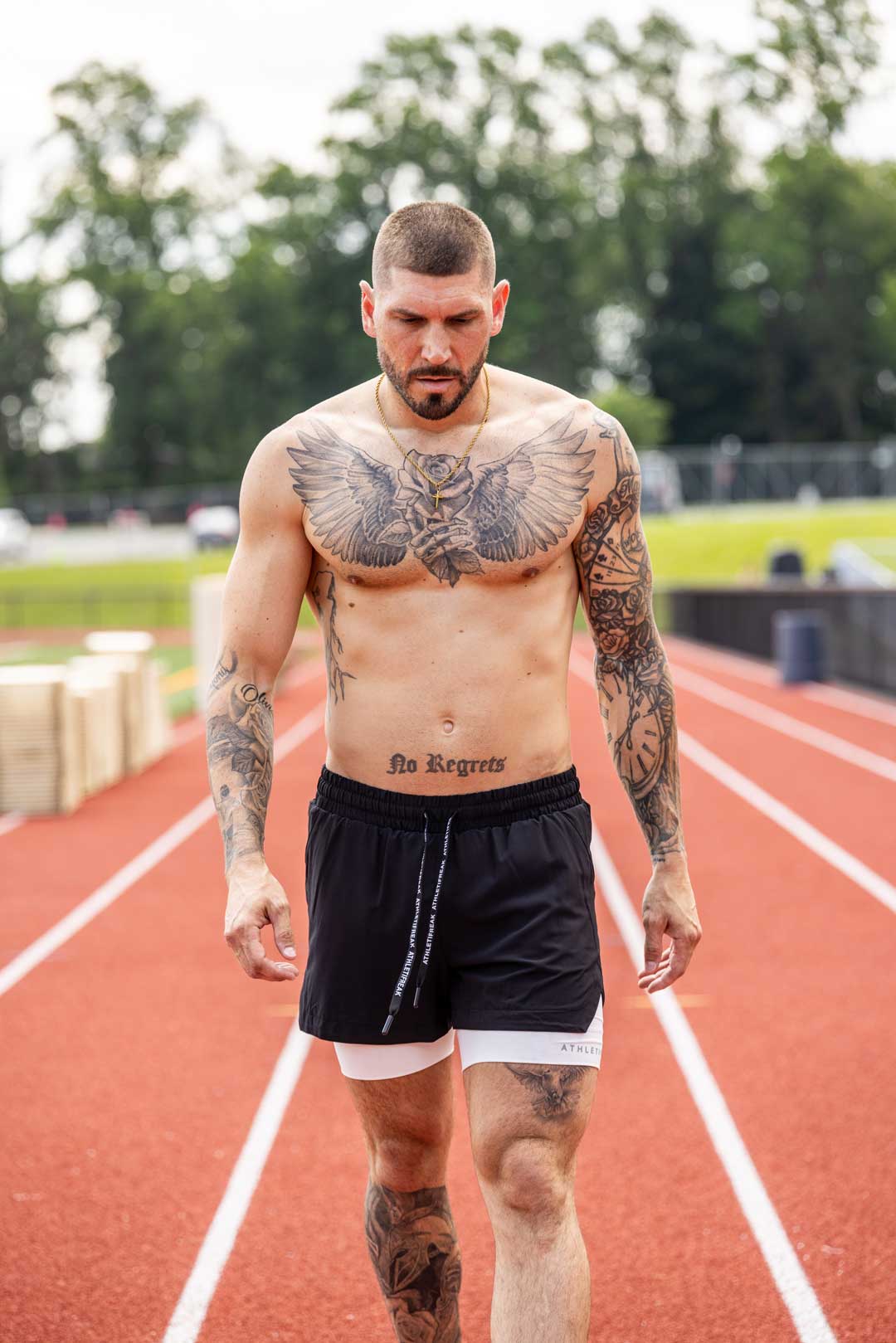 [CORE] Training Shorts 4" - Black/White - Shorts - Athletifreak | Athletic & Gym Wear, Athleisure