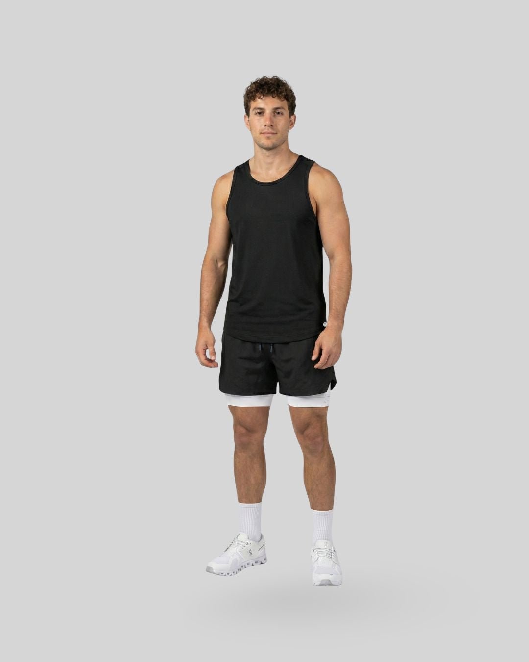 [CORE] Training Shorts 4" - Black/White - Shorts - Athletifreak | Athletic & Gym Wear, Athleisure