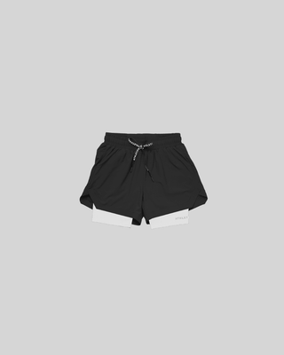 [CORE] Training Shorts 4" - Black/White - Shorts - Athletifreak | Athletic & Gym Wear, Athleisure