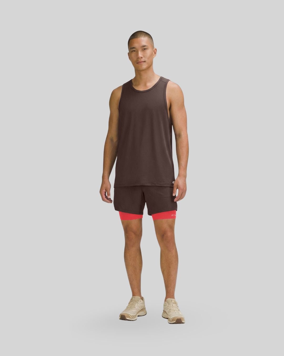 [CORE] Training Shorts 4" - Espresso/Berry - Shorts - Athletifreak | Athletic & Gym Wear, Athleisure