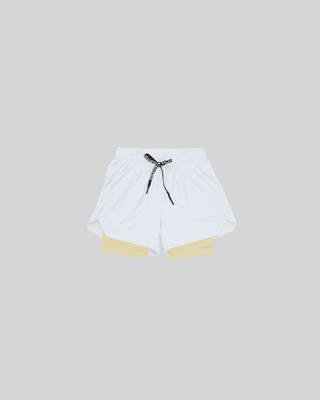 [CORE] Training Shorts 4" - White/Pannacotta - Shorts - Athletifreak | Athletic & Gym Wear, Athleisure
