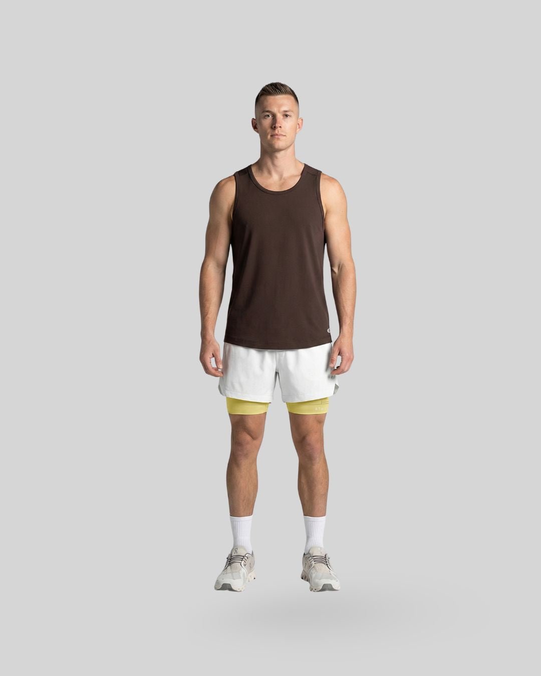 [CORE] Training Shorts 4" - White/Pannacotta - Shorts - Athletifreak | Athletic & Gym Wear, Athleisure