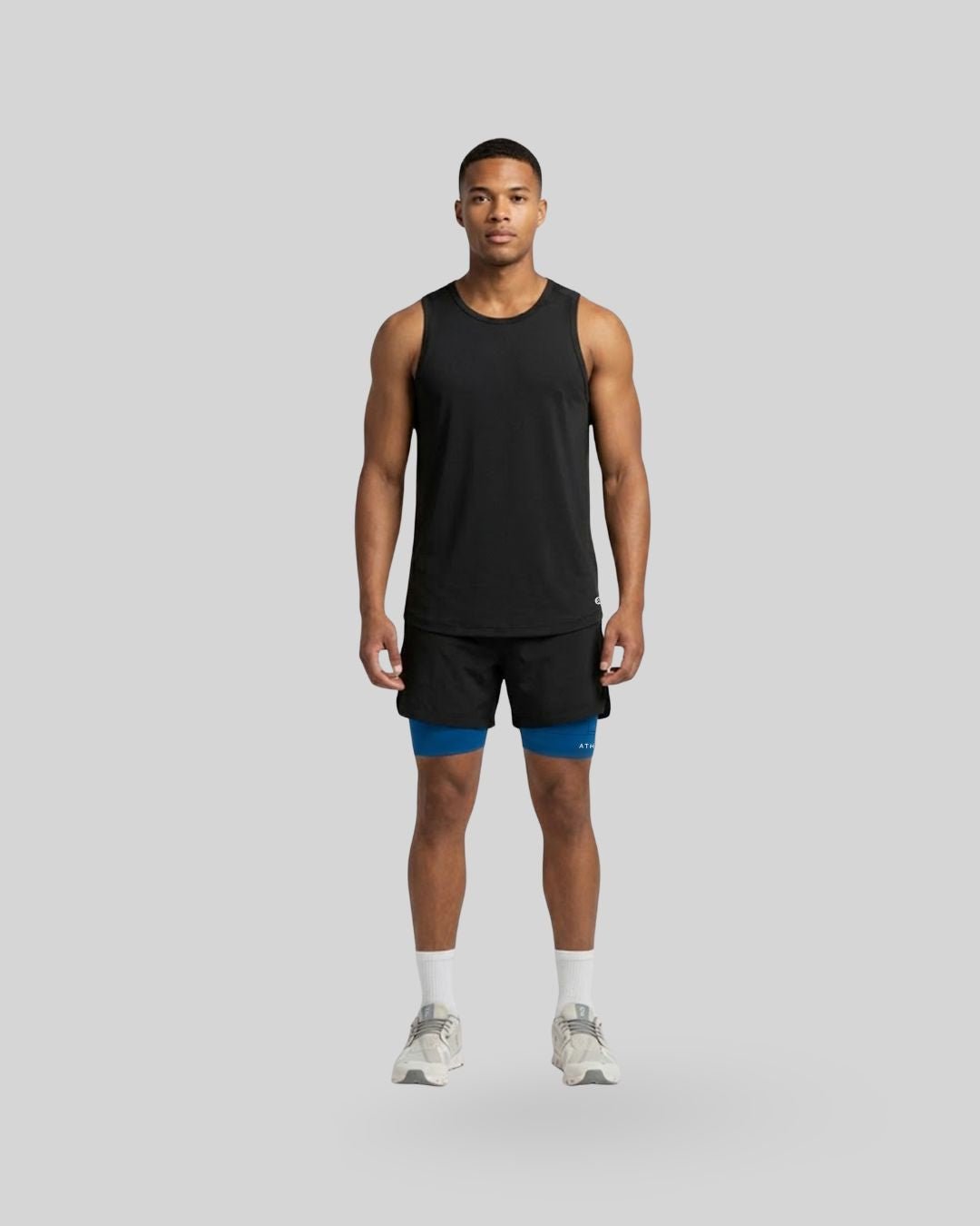 [CORE] Training Shorts 6" - Black / Azul - Shorts - Athletifreak | Athletic & Gym Wear, Athleisure
