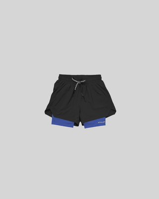 [CORE] Training Shorts 6" - Black / Azul - Shorts - Athletifreak | Athletic & Gym Wear, Athleisure