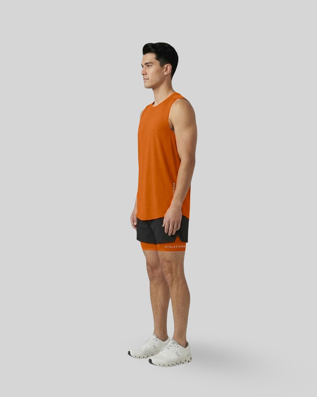 [CORE] Training Shorts 6" - Black/Canyon - Shorts - Athletifreak | Athletic & Gym Wear, Athleisure