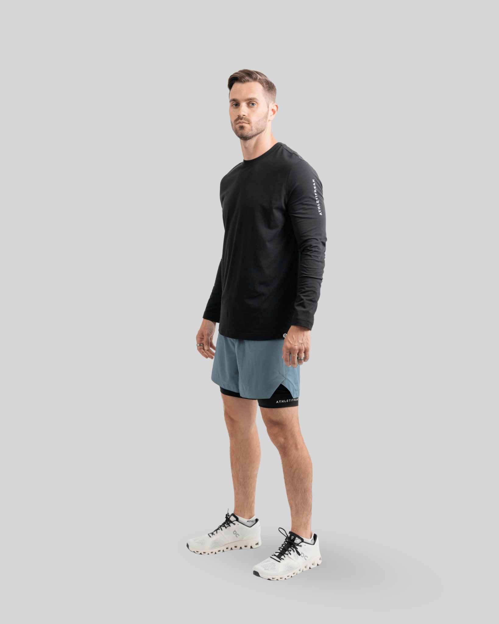 [CORE] Training Shorts 6" - Cloud/Black - Shorts - Athletifreak | Athletic & Gym Wear, Athleisure