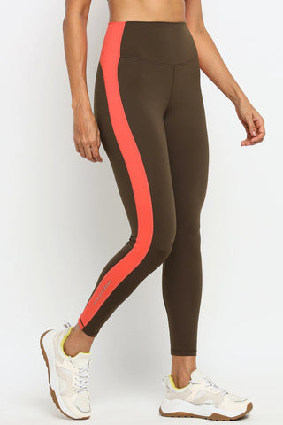 [CORE] Defynt Leggings - Espresso/Berry