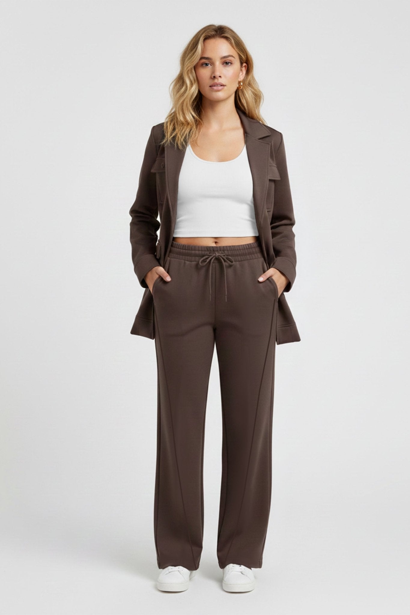 [EASYLUXE] Fly Blazer - Espresso - Blazer - Athletifreak | Athletic & Gym Wear, Athleisure