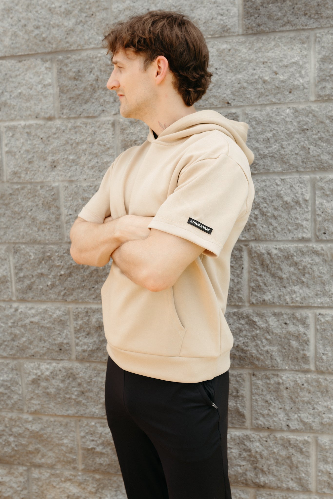 [EASYLUXE] Freestyle Hoodie - Latte - Hoodie - Athletifreak | Athletic & Gym Wear, Athleisure