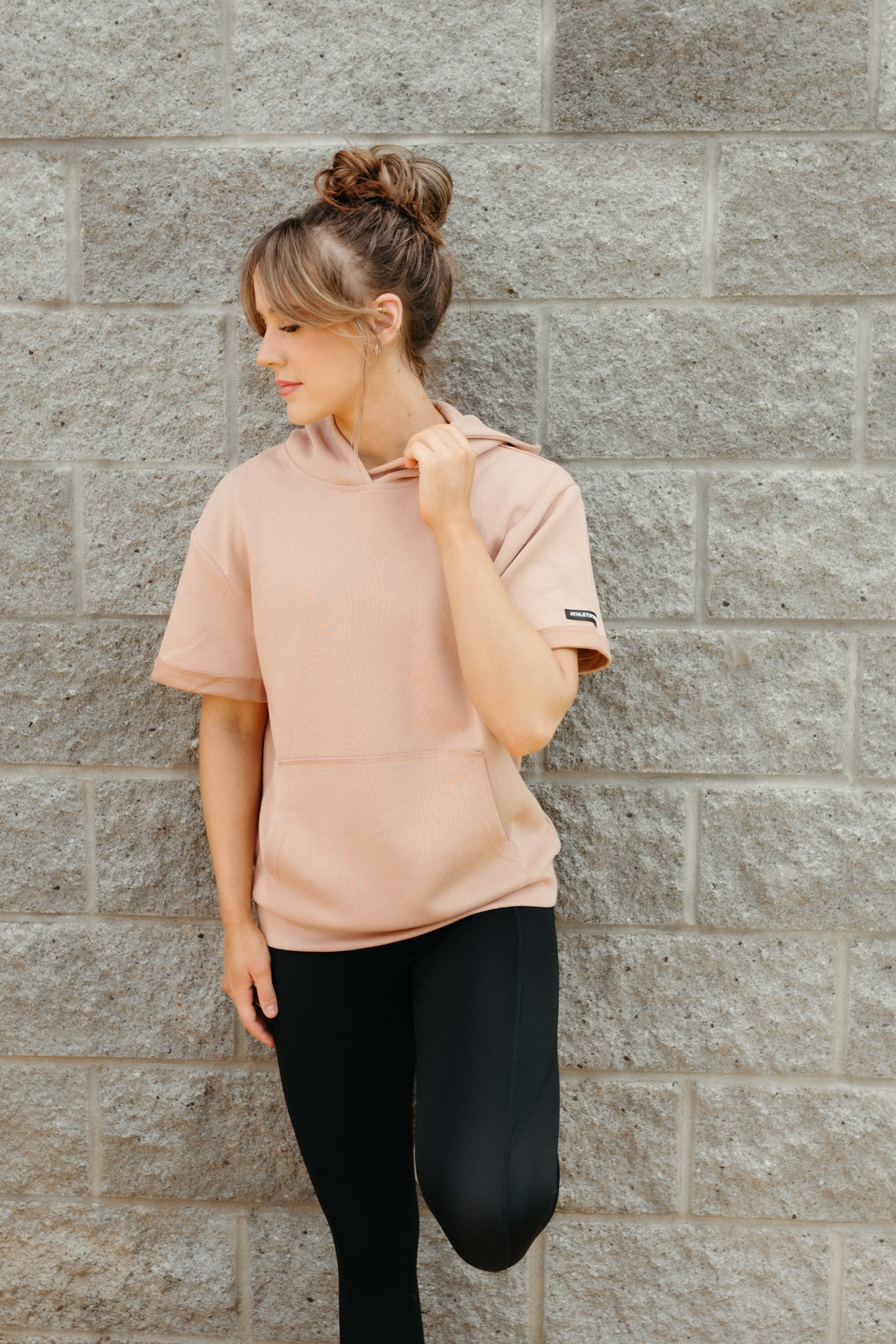 [EASYLUXE] Freestyle Hoodie - Peach - Hoodie - Athletifreak | Athletic & Gym Wear, Athleisure