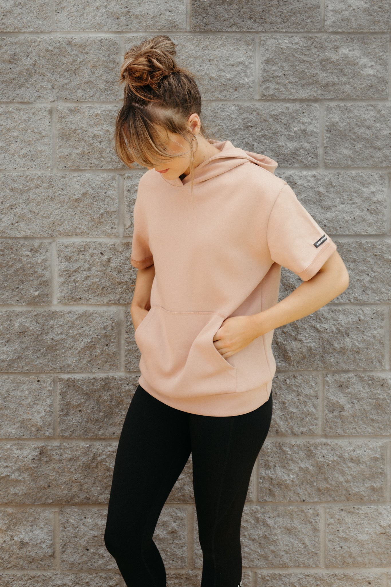 [EASYLUXE] Freestyle Hoodie - Peach - Hoodie - Athletifreak | Athletic & Gym Wear, Athleisure