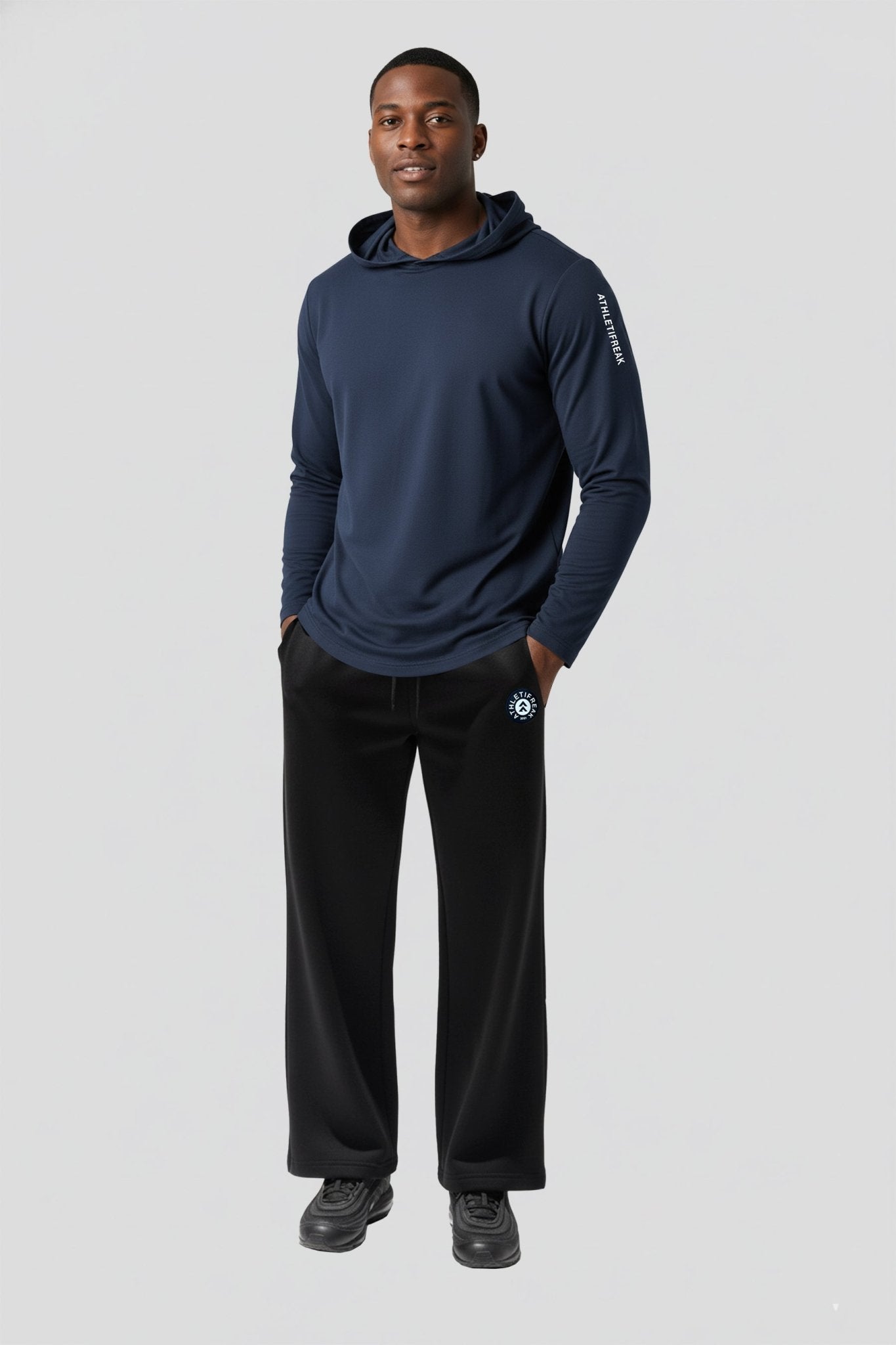 [EASYLUXE] Straight Leg Pants - Black - Pants - Athletifreak | Athletic & Gym Wear, Athleisure