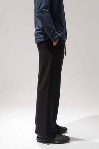 [EASYLUXE] Straight Leg Pants - Black - Pants - Athletifreak | Athletic & Gym Wear, Athleisure