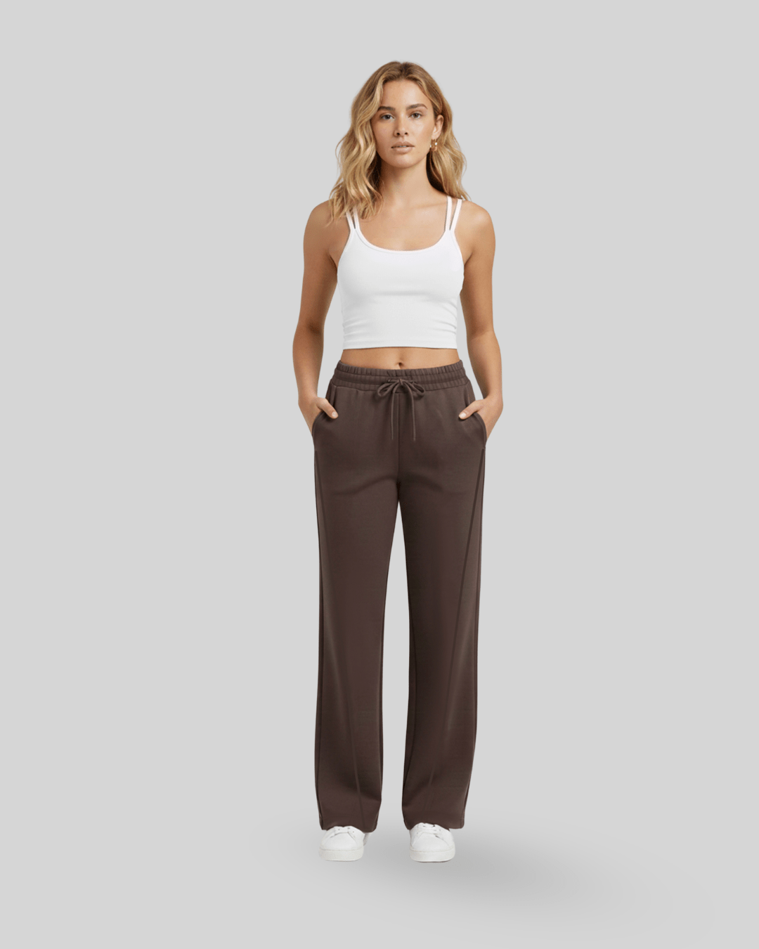 [EASYLUXE] Unwind Pants - Espresso - Pants - Athletifreak | Athletic & Gym Wear, Athleisure