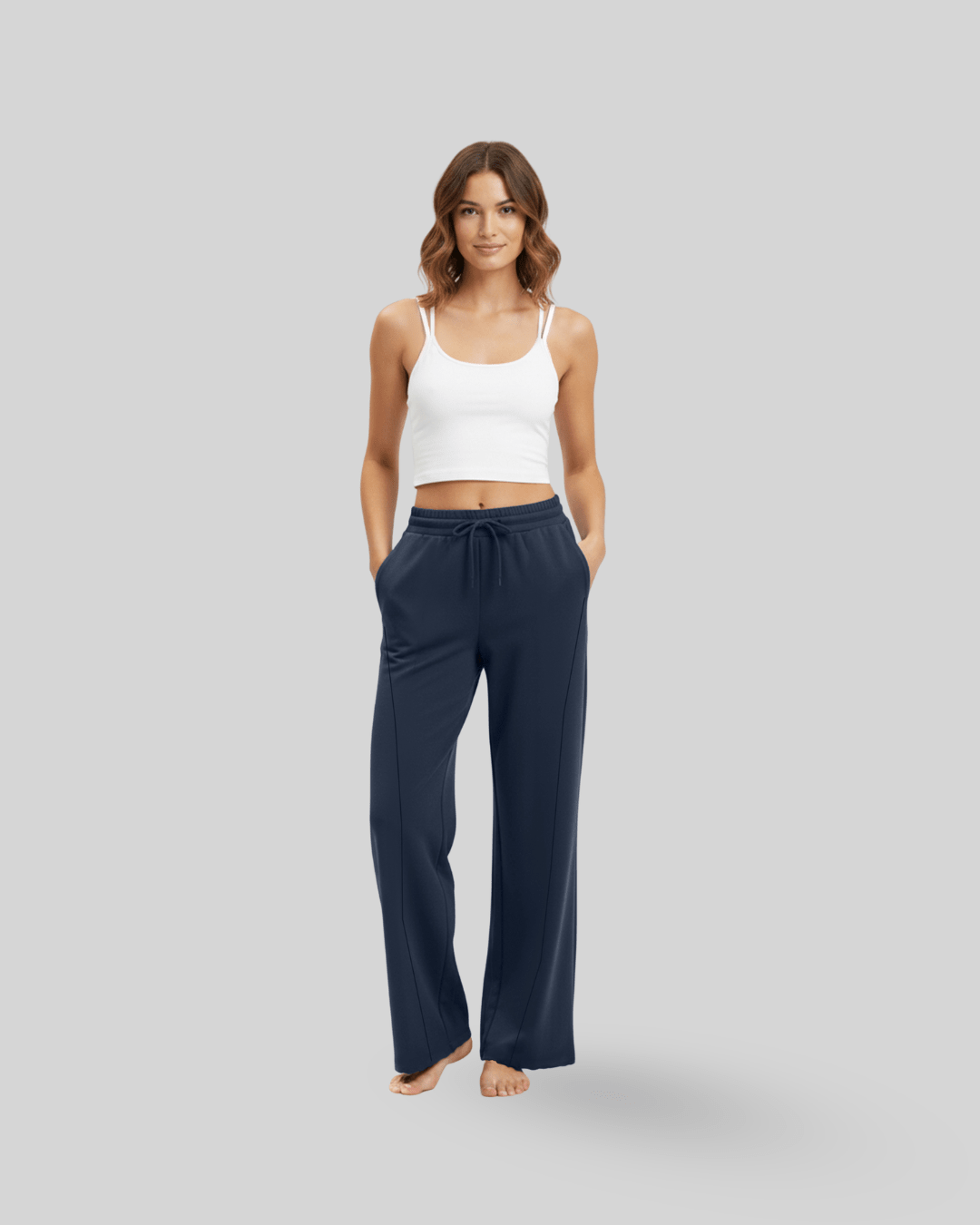 [EASYLUXE] Unwind Pants - Navy - Pants - Athletifreak | Athletic & Gym Wear, Athleisure