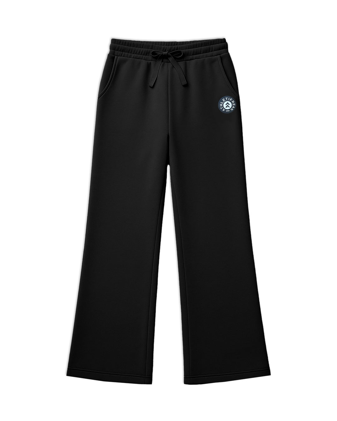 [EASYLUXE] Straight Leg Pants - Black-5