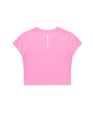 [INFINITECH] POWHERFUL Training Crop Tee - Blush