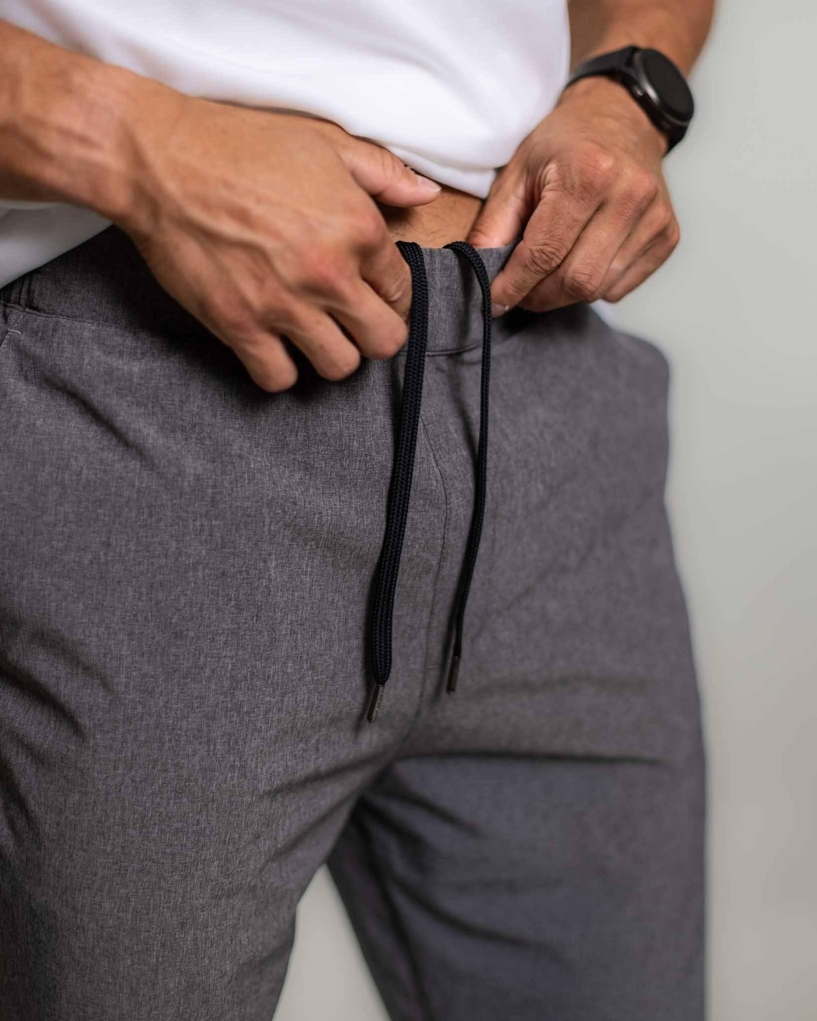 [AIRLOOM] Rover Pull On Pant - Heather Stone - Pants - Athletifreak | Athletic & Gym Wear, Athleisure