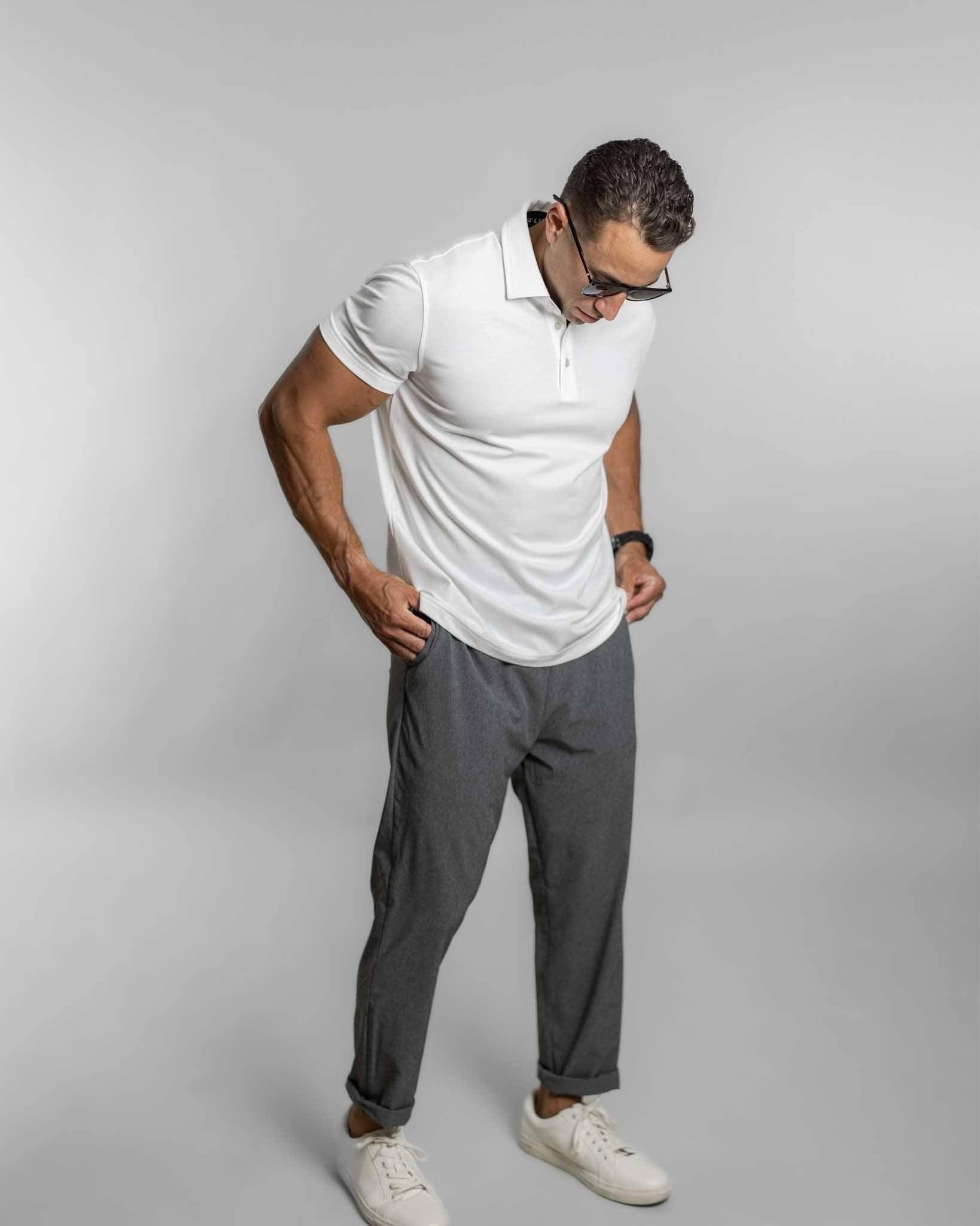 [AIRLOOM] Rover Pull On Pant - Heather Stone - Pants - Athletifreak | Athletic & Gym Wear, Athleisure