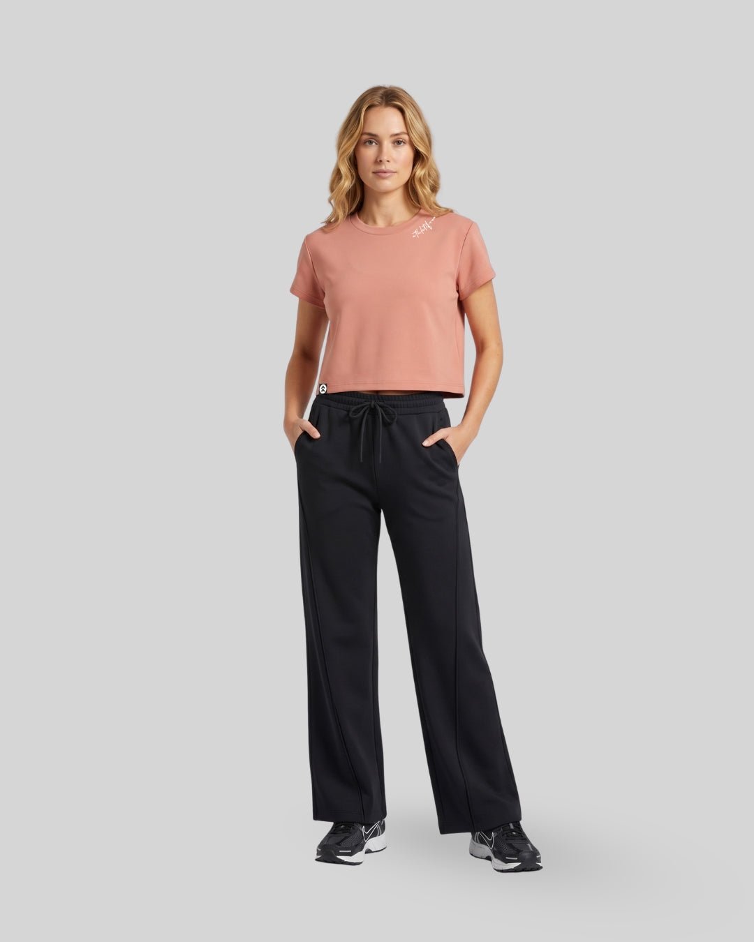 [HYBRID] Classic Crop Tee - Clay - Tee - Athletifreak | Athletic & Gym Wear, Athleisure