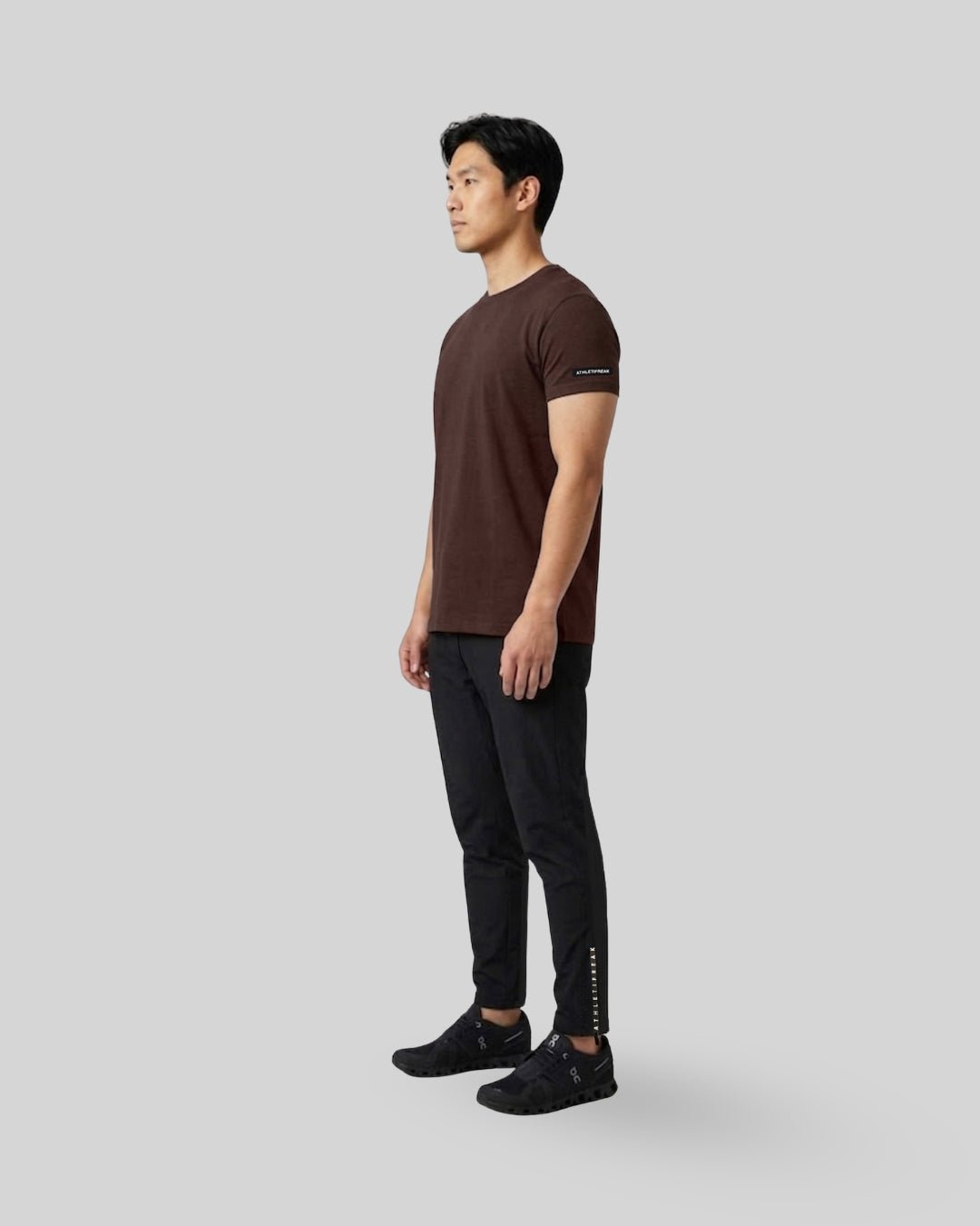 [HYBRID] Classic Tee - Espresso - Tee - Athletifreak | Athletic & Gym Wear, Athleisure