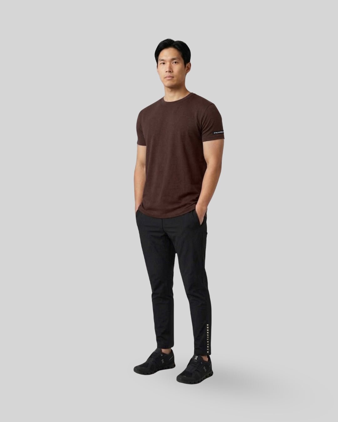 [HYBRID] Classic Tee - Espresso - Tee - Athletifreak | Athletic & Gym Wear, Athleisure