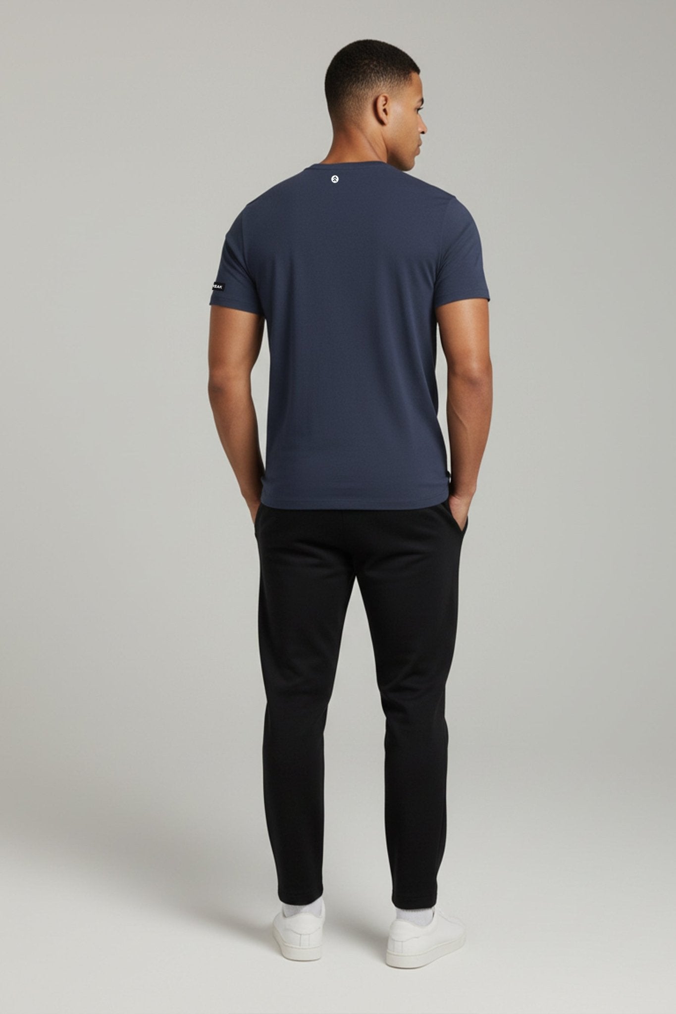 [HYBRID] Henley Cruise - Navy - Tee - Athletifreak | Athletic & Gym Wear, Athleisure