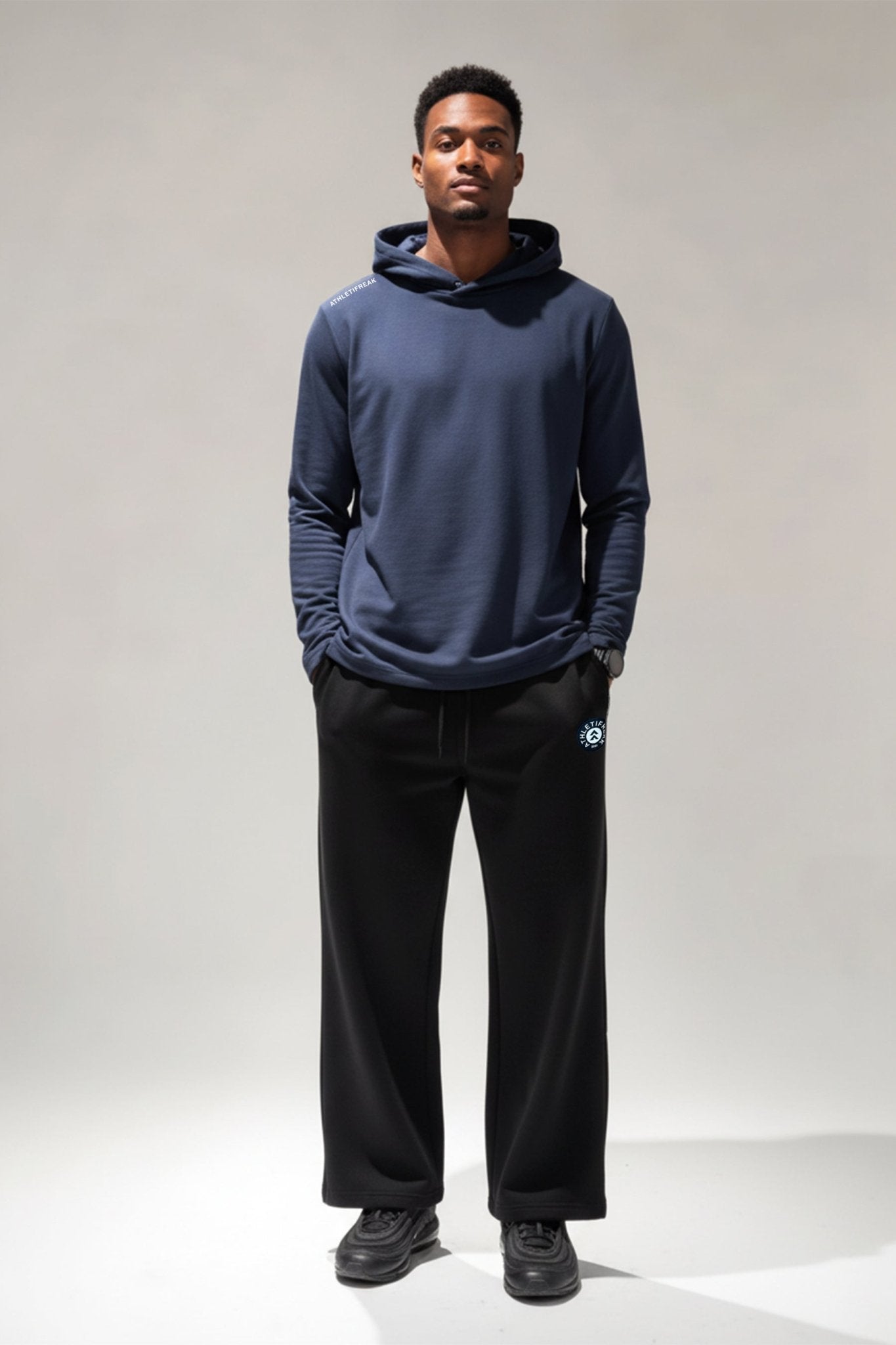 [HYBRID] Tech Hoodie - Navy - Hoodie - Athletifreak | Athletic & Gym Wear, Athleisure