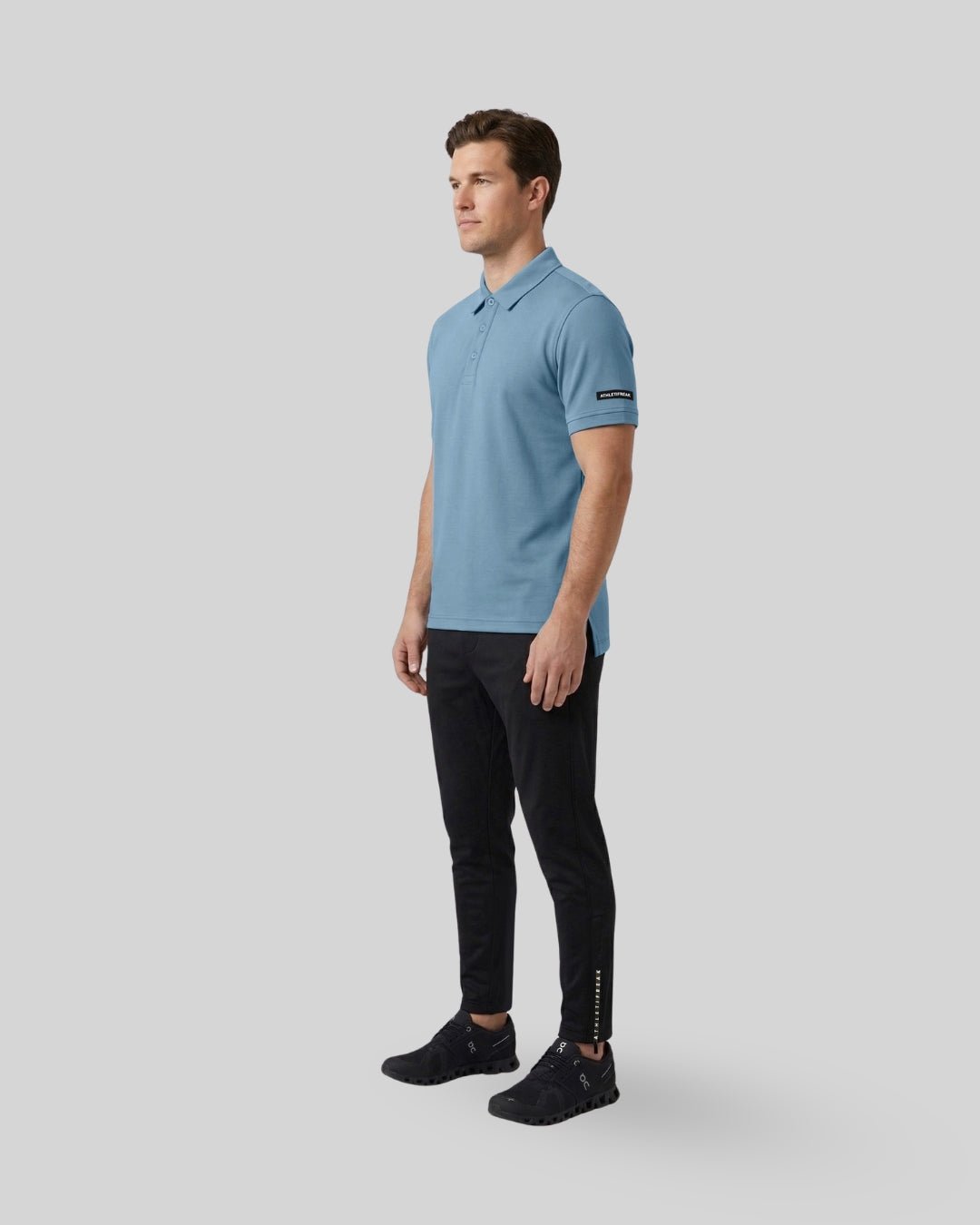 [HYBRID] Tech Polo - Cloud - Tee - Athletifreak | Athletic & Gym Wear, Athleisure