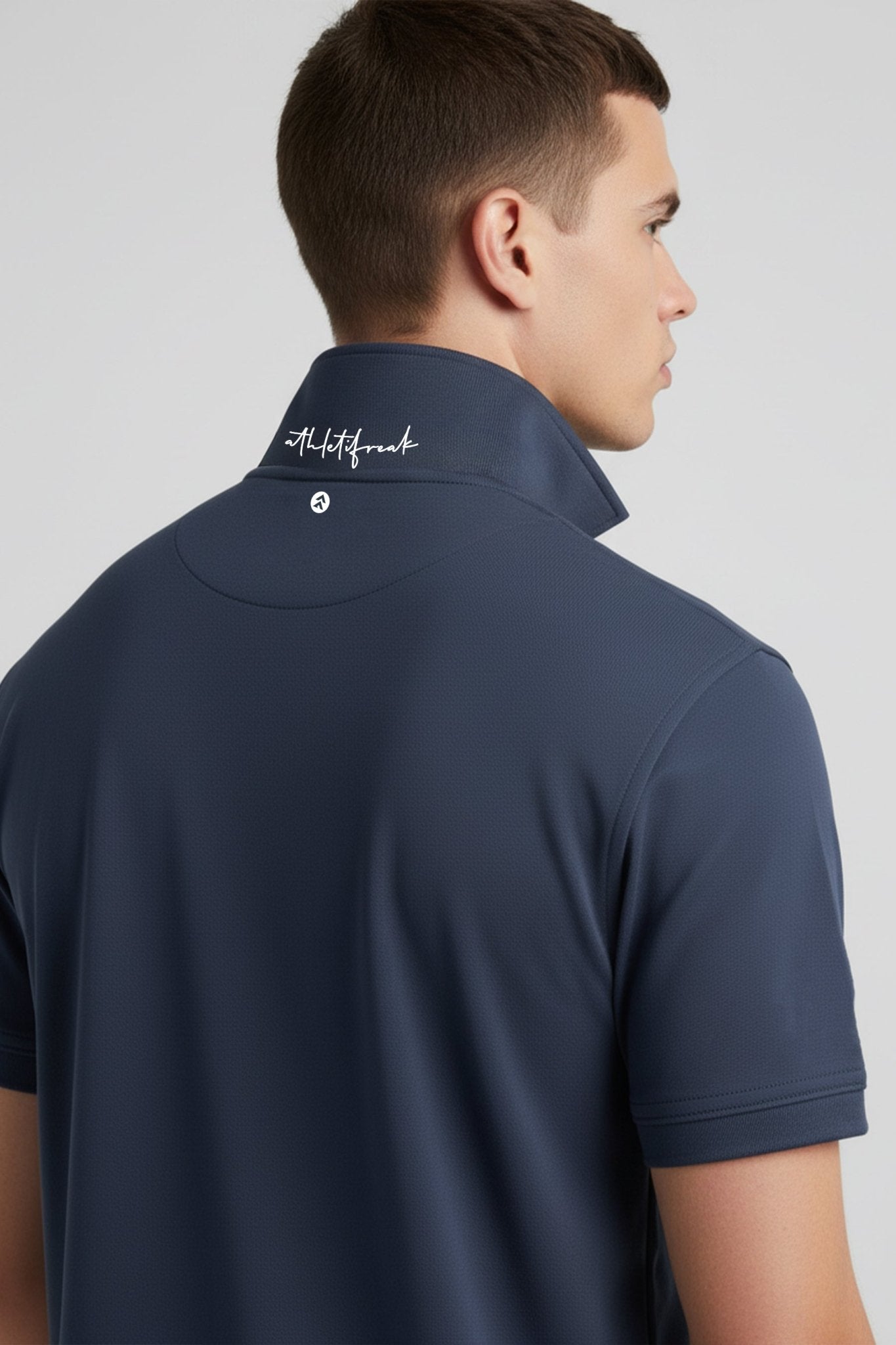 [HYBRID] Tech Polo - Navy - Tee - Athletifreak | Athletic & Gym Wear, Athleisure