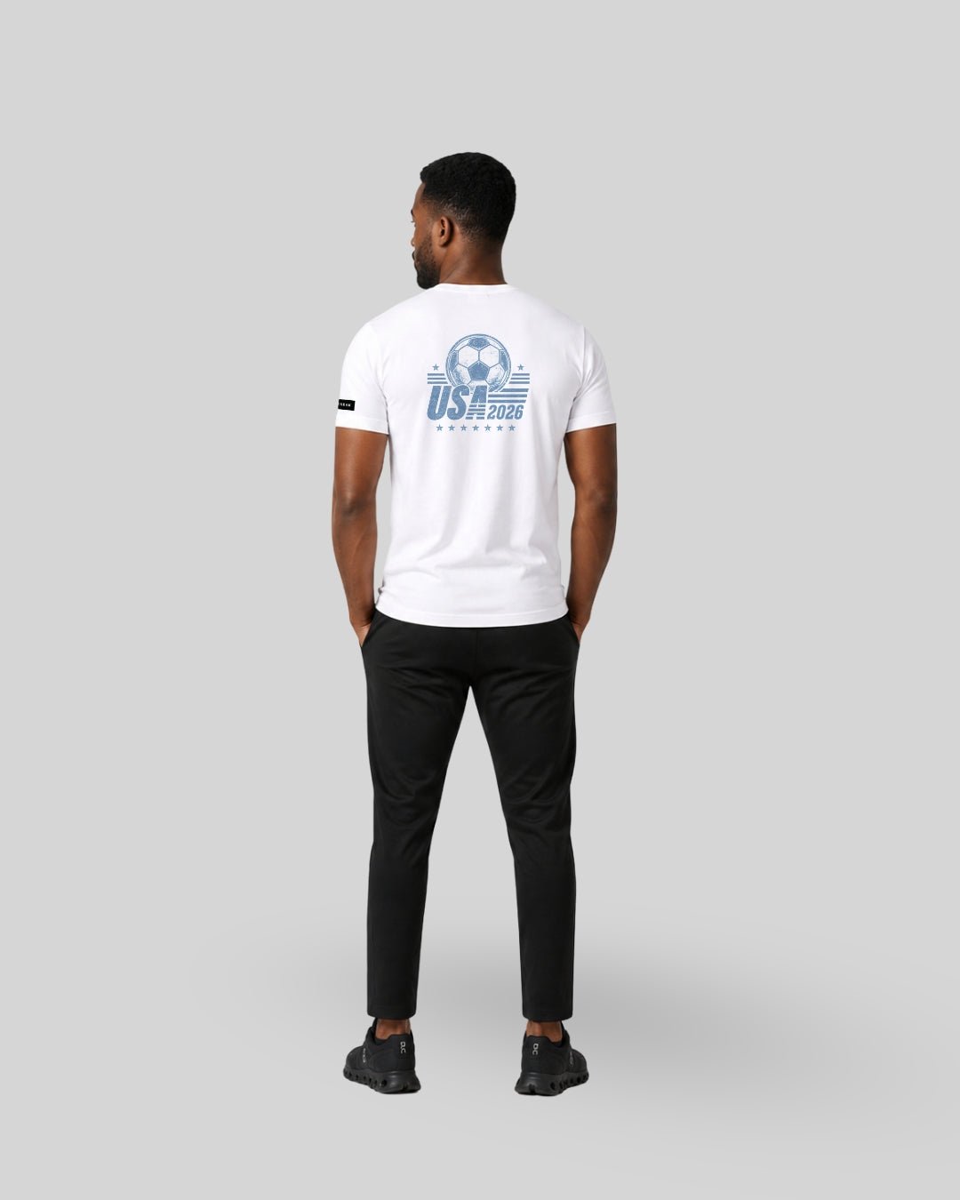 [HYBRID] USA Summer League Classic Tee - White - Tee - Athletifreak | Athletic & Gym Wear, Athleisure