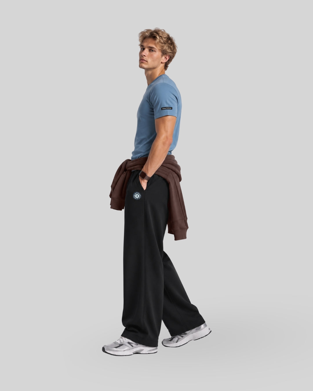 [ULTRALUX] Straight Leg Pants - Black-4