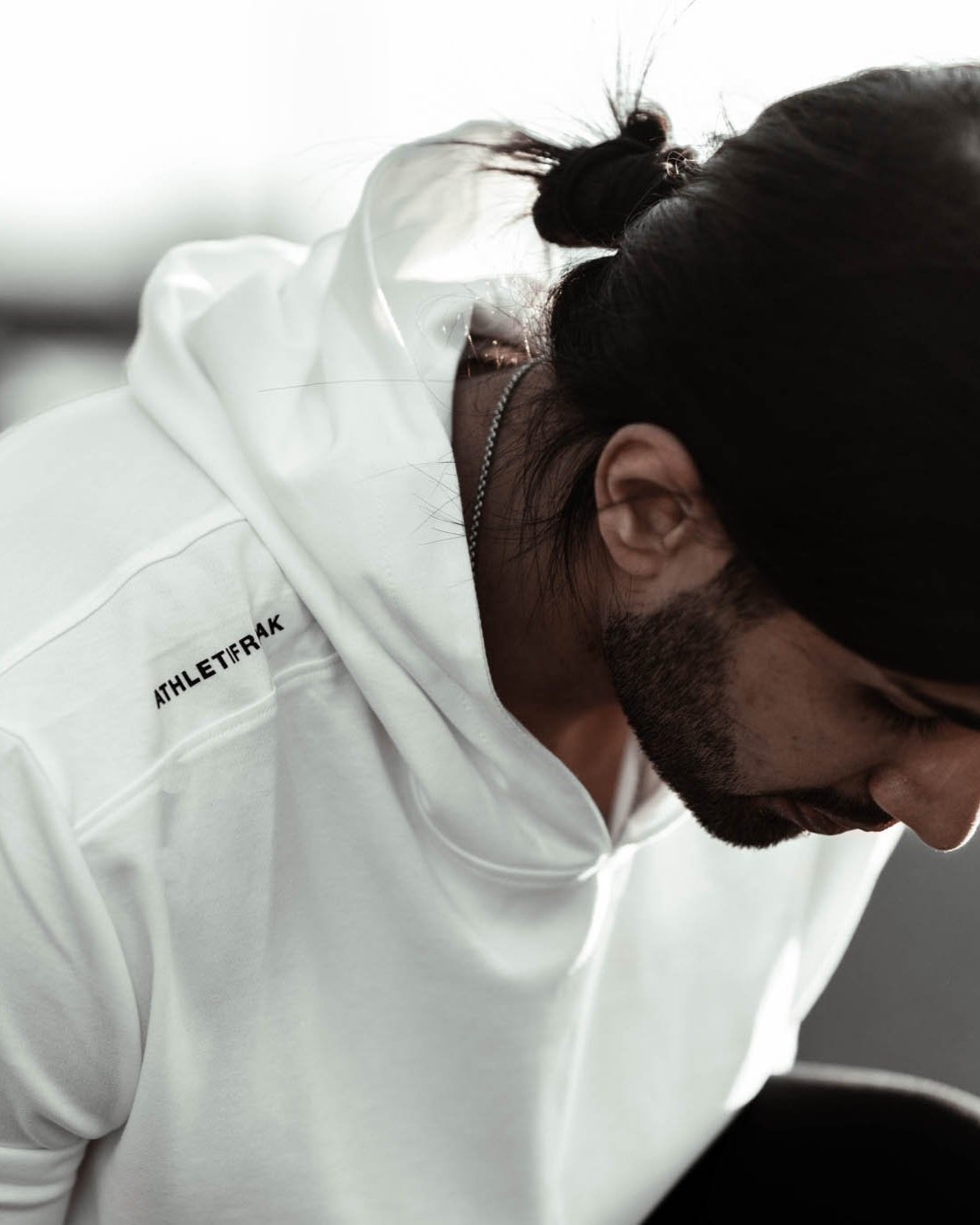 [HYBRID] Tech Hoodie - White - Hoodie - Athletifreak | Athletic & Gym Wear, Athleisure