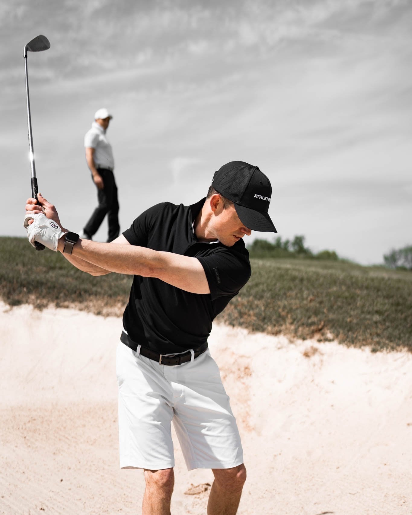 [HYBRID] Tech Polo - Black - Tee - Athletifreak | Athletic & Gym Wear, Athleisure