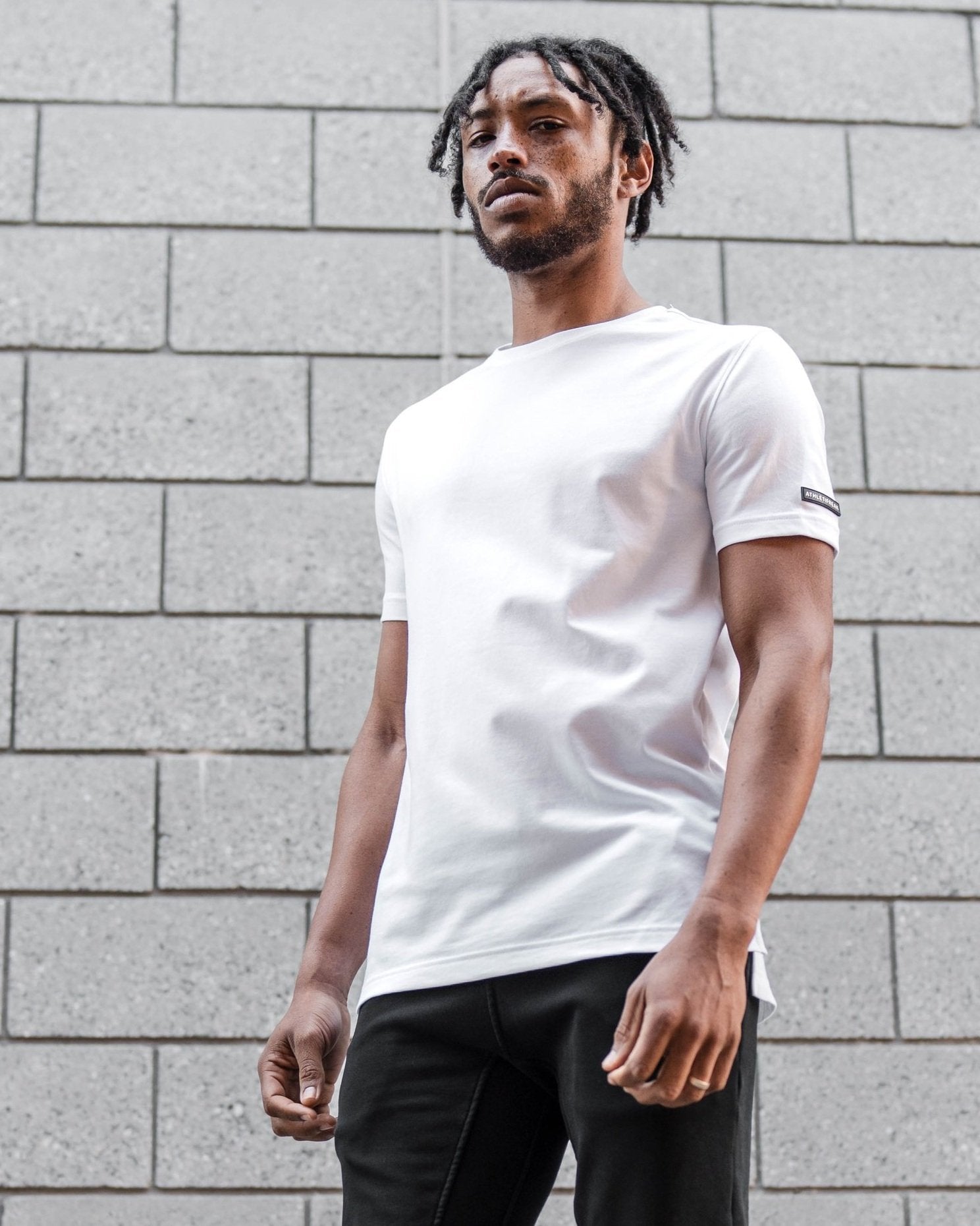 [HYBRID] Classic Tee - White - Tee - Athletifreak | Athletic & Gym Wear, Athleisure
