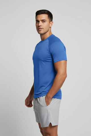 [INFINITECH] Logo Training Tee - Azul - Tee - Athletifreak | Athletic & Gym Wear, Athleisure