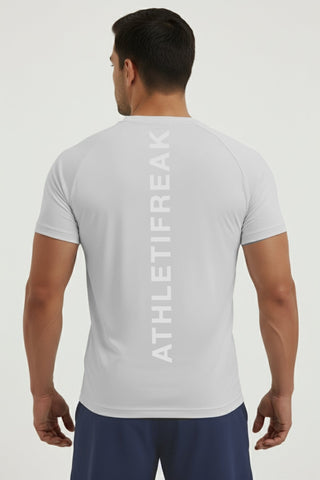 [INFINITECH] Logo Training Tee - Fog - Tee - Athletifreak | Athletic & Gym Wear, Athleisure