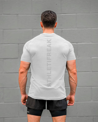 [INFINITECH] Logo Training Tee - Fog - Tee - Athletifreak | Athletic & Gym Wear, Athleisure