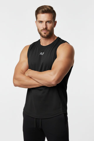 [INFINITECH] Muscle Tank - Black - Tank - Athletifreak | Athletic & Gym Wear, Athleisure