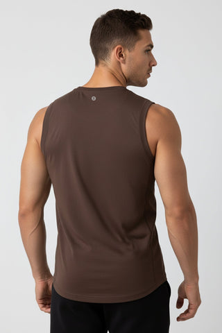 [INFINITECH] Muscle Tank - Espresso - Tank - Athletifreak | Athletic & Gym Wear, Athleisure