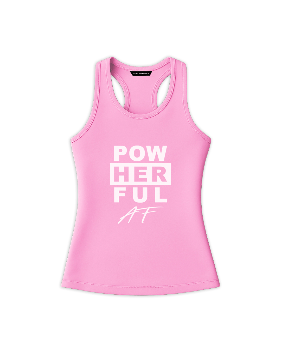 [INFINITECH] POWHERFUL Racerback Tank - Blush - Tank - Athletifreak | Athletic & Gym Wear, Athleisure
