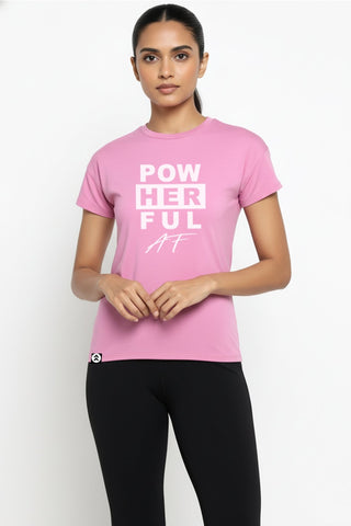 [INFINITECH] POWHERFUL Training Tee - Blush - Tee - Athletifreak | Athletic & Gym Wear, Athleisure