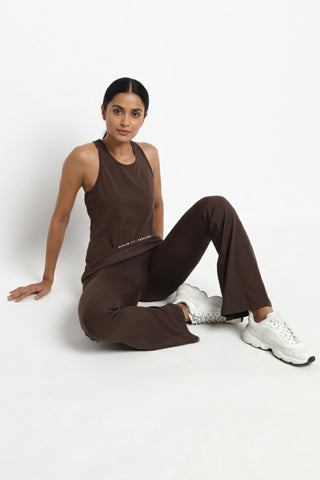 [INFINITECH] Racerback Tank - Espresso - Tank - Athletifreak | Athletic & Gym Wear, Athleisure