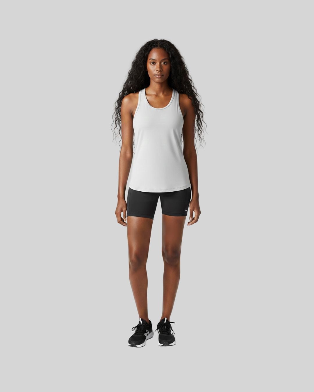 [INFINITECH] Racerback Tank - White - Tank - Athletifreak | Athletic & Gym Wear, Athleisure