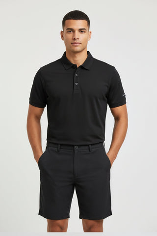 [INFINITECH] TECH POLO - Black - Tee - Athletifreak | Athletic & Gym Wear, Athleisure