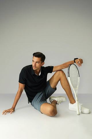 [INFINITECH] TECH POLO - Black - Tee - Athletifreak | Athletic & Gym Wear, Athleisure